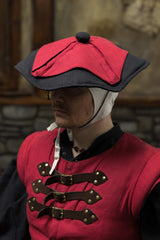 Warhammer Armoury Imperial Hat Type C Black/Dark Red