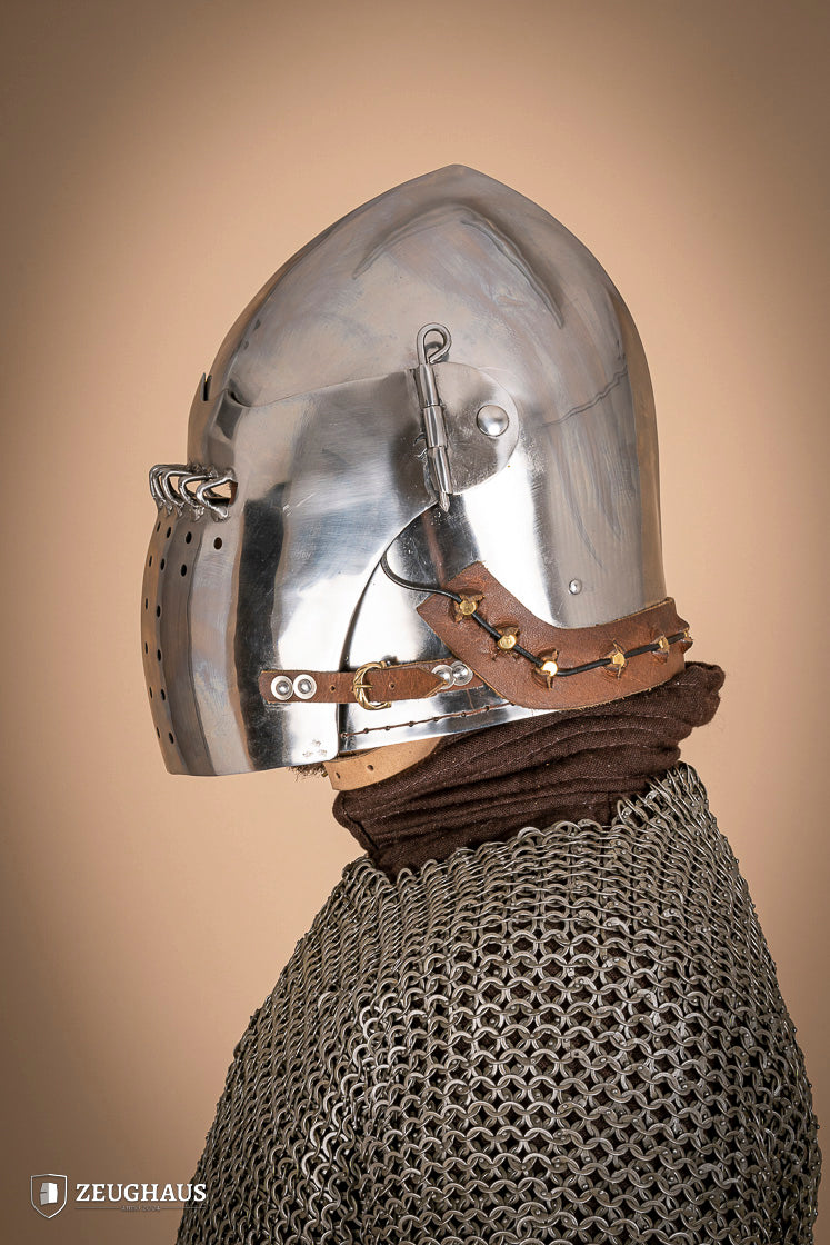 Beckenhaube mit Visier 2mm Poliert