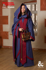 Dungeons & Dragons Wizard Garment Set Dark Blue/Bordeaux