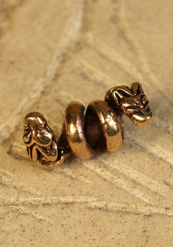 Beard Bead Icon Bronze