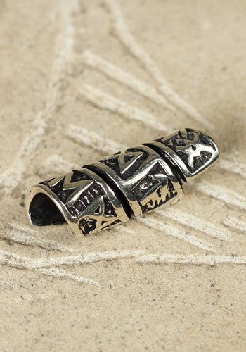 Viking Beard Bead Runa Silver