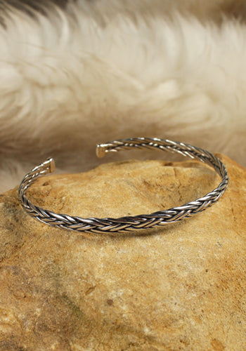 Armreif Wikinger Kylan, silber