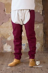 Wool Chausses Bernulf Red