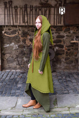Wickelkleid Dala Baumwolle - Lindgrün