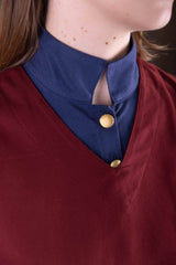 Dungeons & Dragons Female Wizard Upper Dress Bordeaux