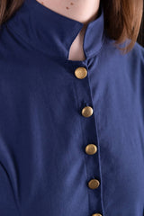 Dungeons & Dragons Female Wizard Under Dress Dark Blue