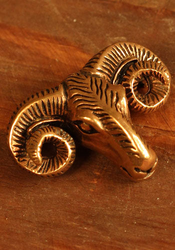 Medieval Brooch Ram Bronze