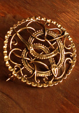 Fibel Midgardschlange Bronze
