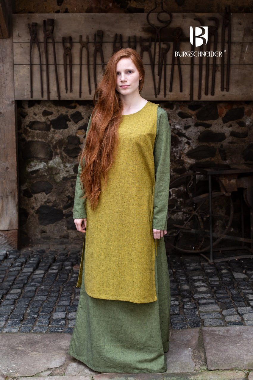 Überkleid Haithabu - Safrangelb
