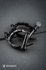 Handcuffs Oiled Steel B-Stock B-Stock