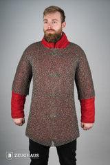 Roundring Riveted Chainmail Haubergeon 8 mm steel oiled B-Stock