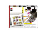 Marabu Textile Soft Linol Print & Colouring Set
