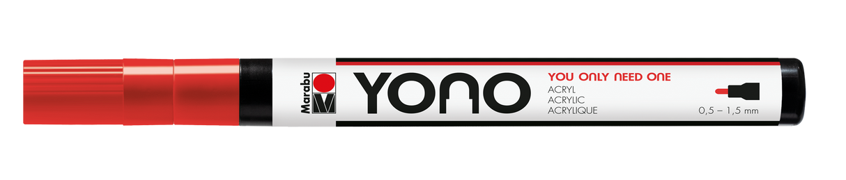 Marabu YONO Marker 0,5 - 1,5mm Cherry Red
