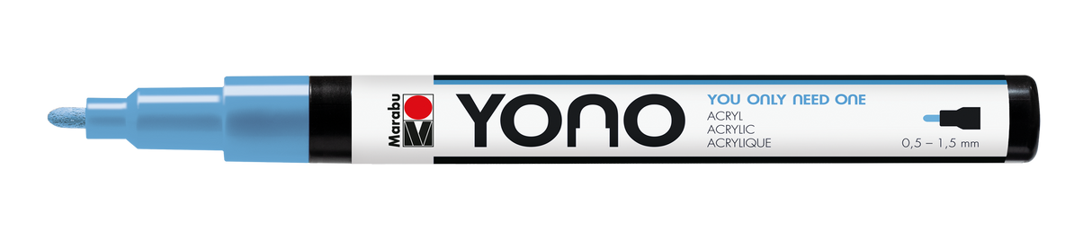 Marabu YONO Marker 0,5 - 1,5mm Pastel Blue