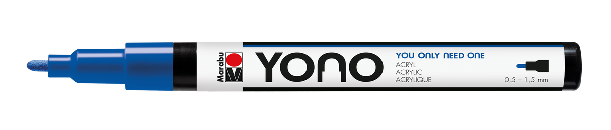 Marabu YONO Marker 0,5 - 1,5mm Dunkelblau