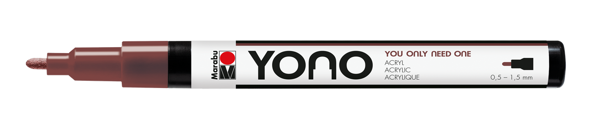 Marabu YONO Marker 0,5 - 1,5mm Braun