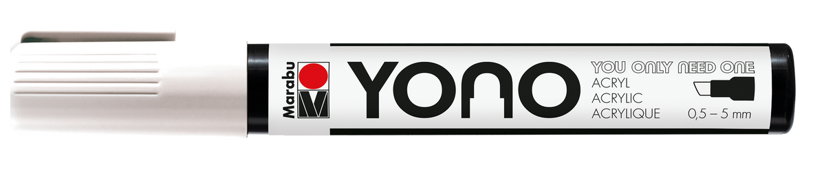 Marabu YONO Marker 0,5 - 5mm Weiß