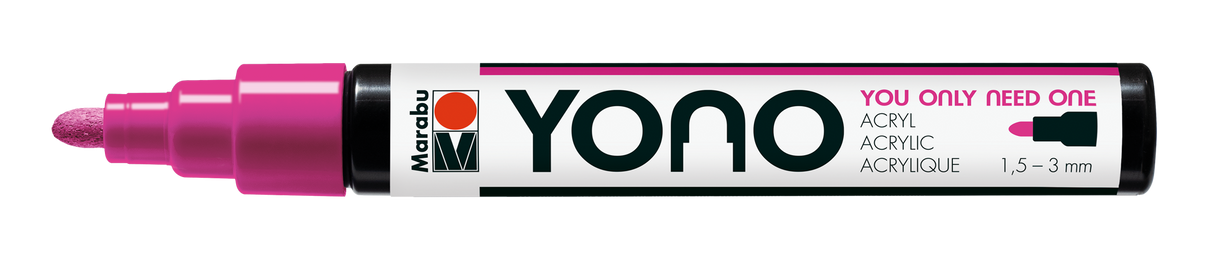 Marabu YONO Marker 1,5 - 3mm Magenta