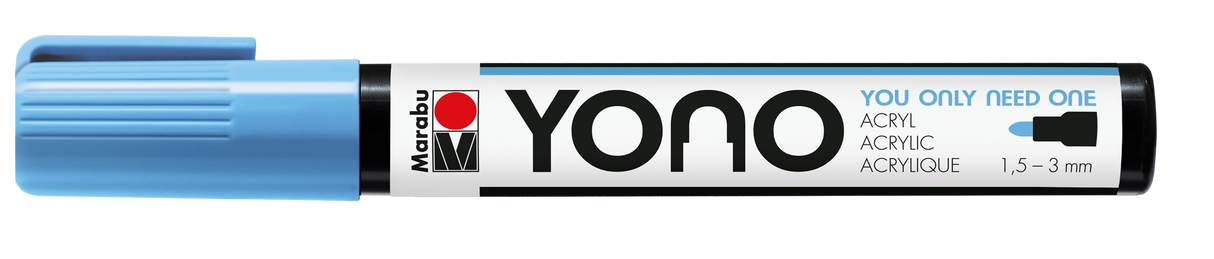 Marabu YONO Marker 1,5 - 3mm Pastel Blue