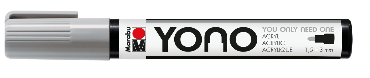 Marabu YONO Marker 1,5 - 3mm Grey
