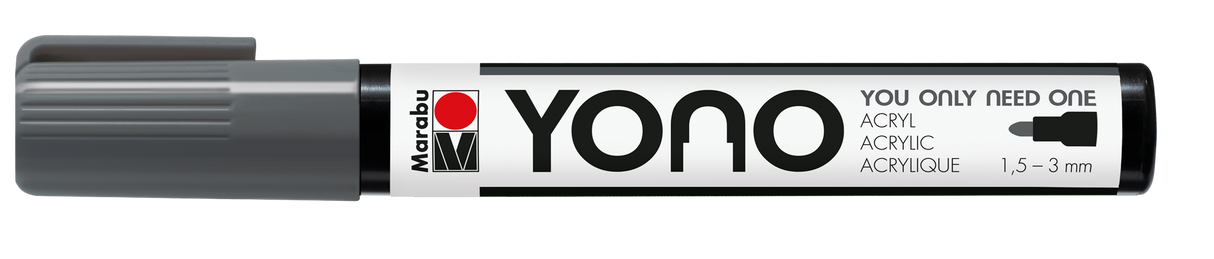 Marabu YONO Marker 1,5 - 3mm Dunkelgrau