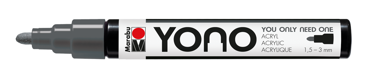 Marabu YONO Marker 1,5 - 3mm Dunkelgrau