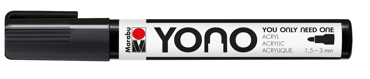 Marabu YONO Marker 1,5 - 3mm Black