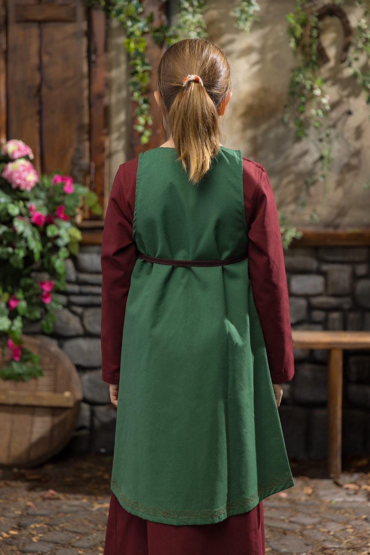 Children's Dress Ona Green