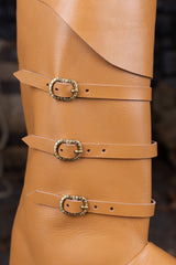 Medieval Boots Ernest Light Brown