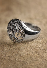 Keltenring Lebensbaum, silber