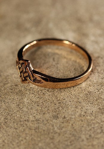 Celtic Ring Brigid Bronze