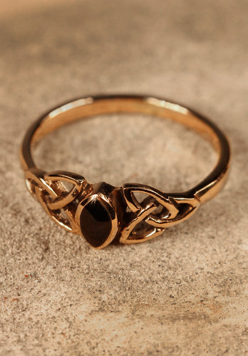Celtic Ring Alexa Onyx